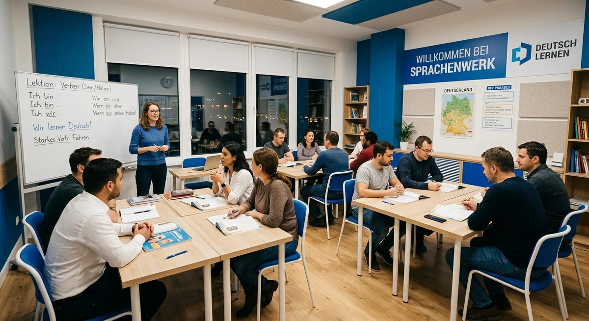 Beste Sprachschule in Deutschland wählen – Klassenraum Übersicht