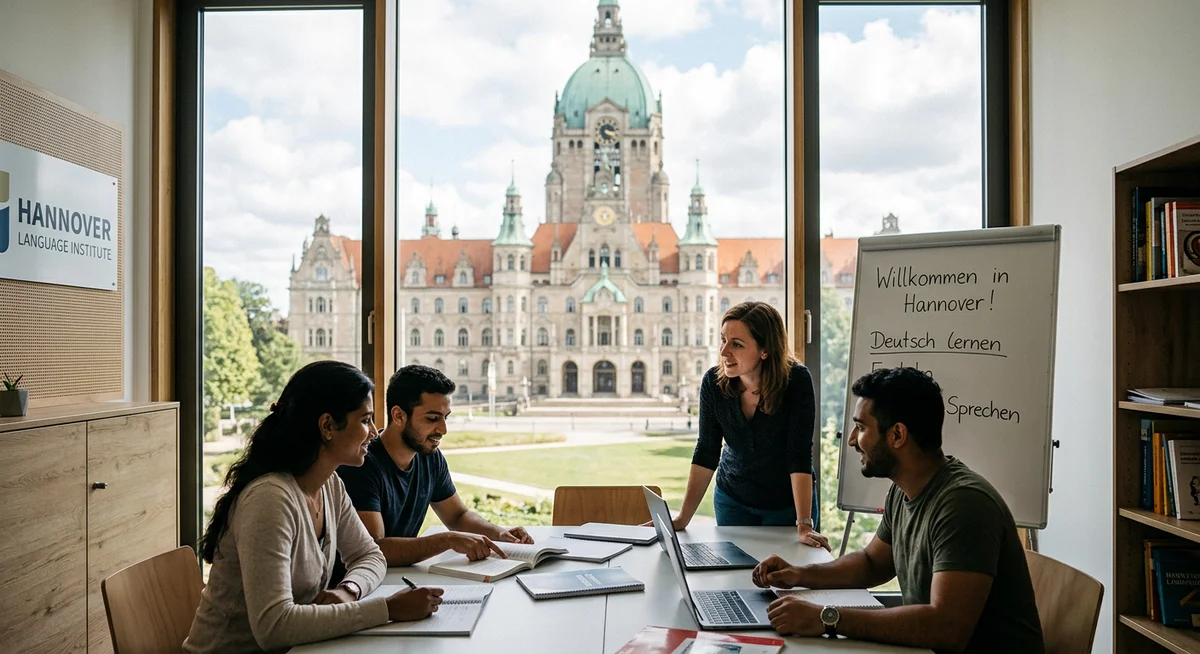 Sprachschulen Hannover Neues Rathaus Wahrzeichen